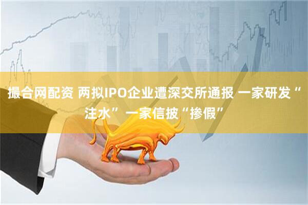 撮合网配资 两拟IPO企业遭深交所通报 一家研发“注水” 一家信披“掺假”