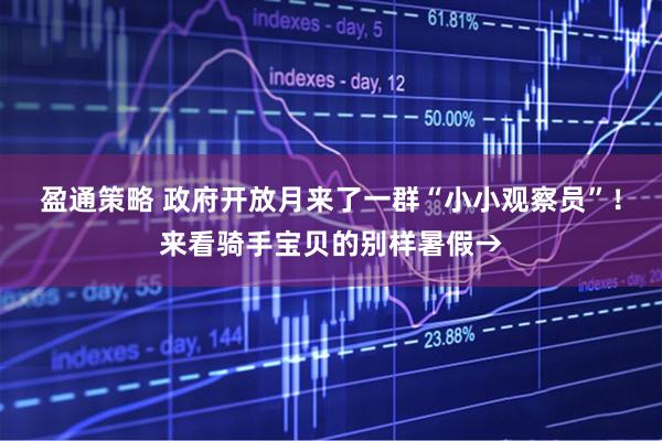 盈通策略 政府开放月来了一群“小小观察员”！来看骑手宝贝的别样暑假→